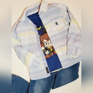 Boys 3 Piece Bundle (Carter's Jeans, Harry Potter And English Laundry) Size 5/6